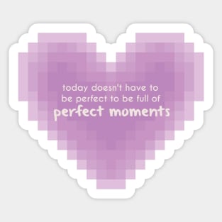 In the moment heart [purple] Sticker